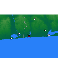 Nearby Forecast Locations - Badagry - Map