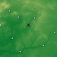 Nearby Forecast Locations - La Ferté-Bernard - Map