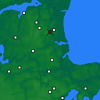 Nearby Forecast Locations - Terndrup - Map