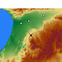 Nearby Forecast Locations - Ait Baha - Map