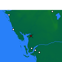 Nearby Forecast Locations - Punta Gorda - Map