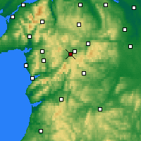 Nearby Forecast Locations - Bala Lake - Map