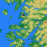 Nearby Forecast Locations - Loch Morar - Map