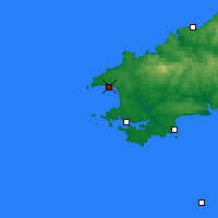 Nearby Forecast Locations - Solva - Map