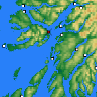 Nearby Forecast Locations - Isle of Mull - Map