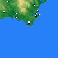 Nearby Forecast Locations - Salcombe - Map