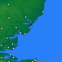 Nearby Forecast Locations - Harwich - Map