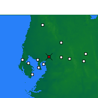 Nearby Forecast Locations - Mango - Map