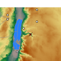 Nearby Forecast Locations - Wadi Mujib - Map