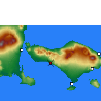 Nearby Forecast Locations - Pekutatan - Map