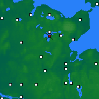 Nearby Forecast Locations - Großer Plöner See - Map