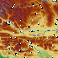 Nearby Forecast Locations - Feldkirchen - Map