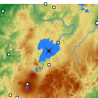 Nearby Forecast Locations - Lake Taupō - Map