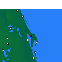 Nearby Forecast Locations - C. Canaveral - Map