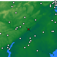 Nearby Forecast Locations - Philadel. NE - Map