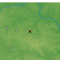 Nearby Forecast Locations - Sedalia - Map