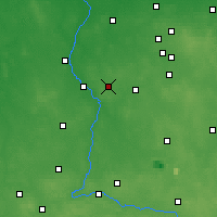 Nearby Forecast Locations - Zduńska Wola - Map