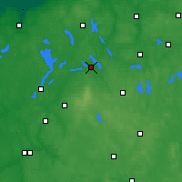 Nearby Forecast Locations - Ostróda - Map
