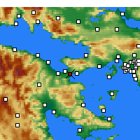 Nearby Forecast Locations - Isthmia - Map