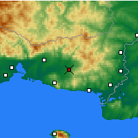 Nearby Forecast Locations - Sapes - Map