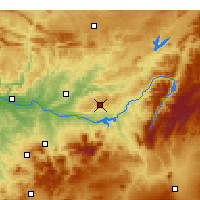 Nearby Forecast Locations - Úbeda - Map