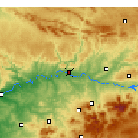 Nearby Forecast Locations - Andújar - Map