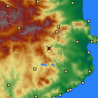 Nearby Forecast Locations - Olot - Map