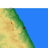 Nearby Forecast Locations - Marsa Alam - Map