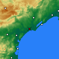 Nearby Forecast Locations - Vias - Map