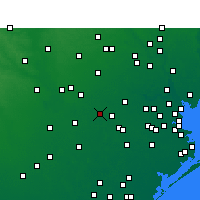 Nearby Forecast Locations - Sugar Land - Map