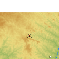Nearby Forecast Locations - Cassilândia - Map