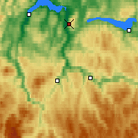 Nearby Forecast Locations - Vassfjellet - Map