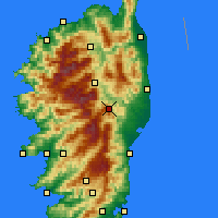 Nearby Forecast Locations - Vezzani - Map