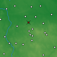 Nearby Forecast Locations - Ozorków - Map