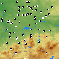 Nearby Forecast Locations - Pszczyna - Map