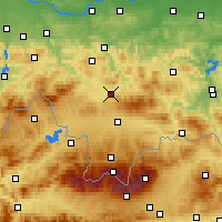 Nearby Forecast Locations - Rabka-Zdrój - Map