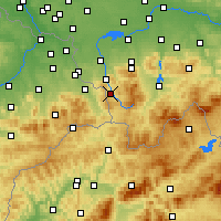 Nearby Forecast Locations - Wisła - Map