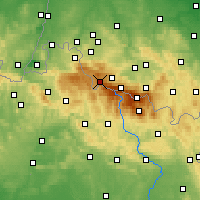 Nearby Forecast Locations - Jakuszyce - Map