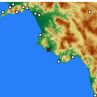 Nearby Forecast Locations - Casal Velino - Map