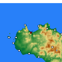 Nearby Forecast Locations - Castellammare del Golfo - Map