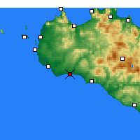 Nearby Forecast Locations - Marinella di Selinunte - Map