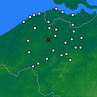 Nearby Forecast Locations - Aalter - Map