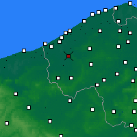 Nearby Forecast Locations - Diksmuide - Map