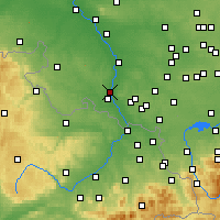 Nearby Forecast Locations - Racibórz - Map