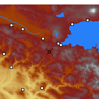 Nearby Forecast Locations - Bitlis - Map