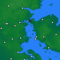 Nearby Forecast Locations - Middelfart - Map