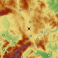 Nearby Forecast Locations - Lipjan - Map