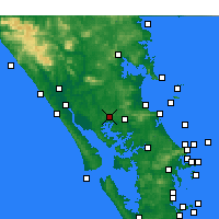 Nearby Forecast Locations - Paparoa - Map