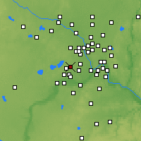 Nearby Forecast Locations - Hopkins - Map