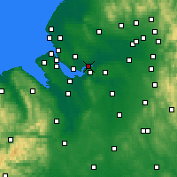 Nearby Forecast Locations - Widnes - Map